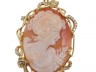 Cammeo ciondolo Argento con cristalli