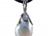 Ciondolo in argento 925 con perla e cristalli
