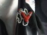 Anello con ramo di corallo , argento 925