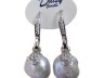 Orecchini Argento 925 perla barocca cristalli