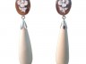 Orecchini Argento 925 con cammeo