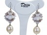 Orecchini Argento 925 con cammeo e perla